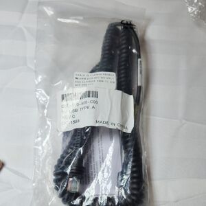 Black Coiled USB 5V USB Type A